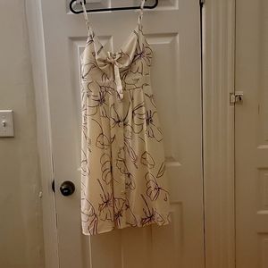 Beautiful black flower print dress